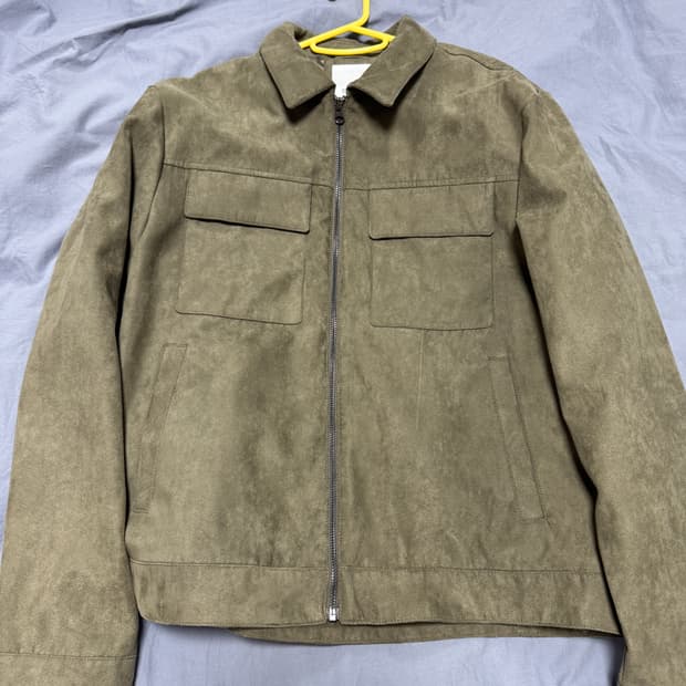 탑텐 스웨이드 트러커 자켓