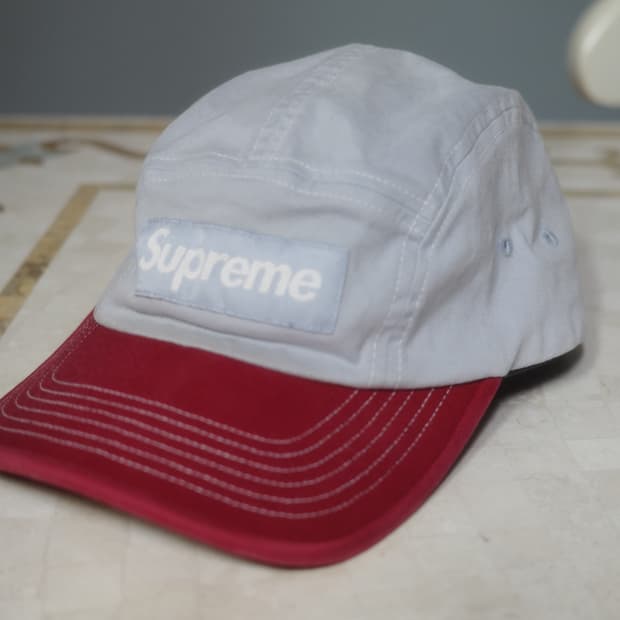 Supreme 2-Tone Twill Camp Cap Light Blue