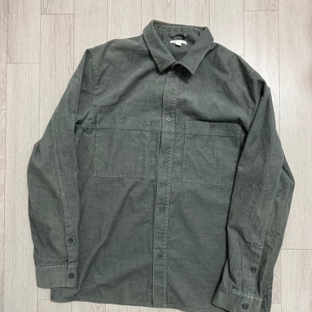 Cos 그린 코듀로이 셔츠 L