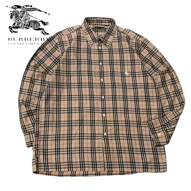 버버리 노바체크 셔츠