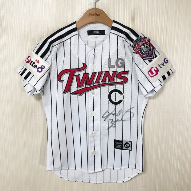 KBO ATC LG트윈스 홈유니폼/캡틴져지 75 #35 이진영(싸인)