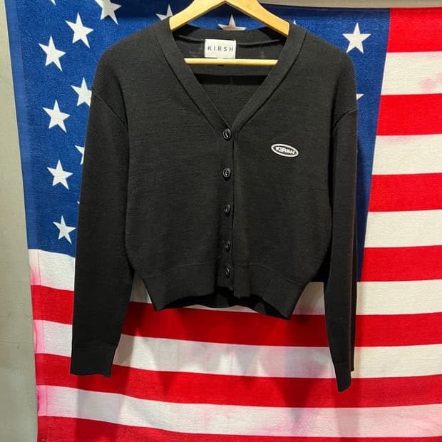 키르시 크롭 가디건