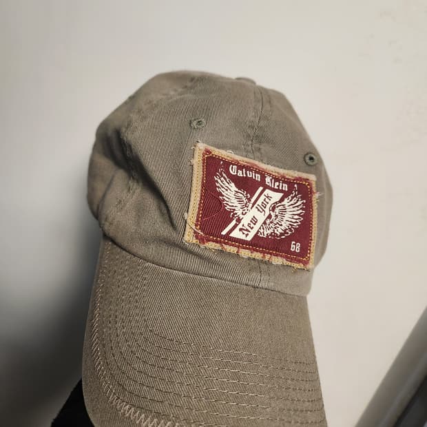 90's 캘빈클라인 CK 올드빈티지 볼캡 모자 OS