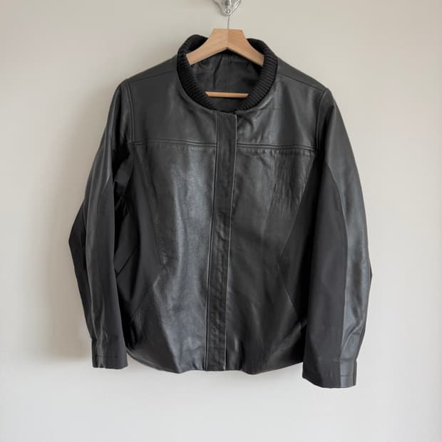 Pre owned 램스킨 레더 자켓