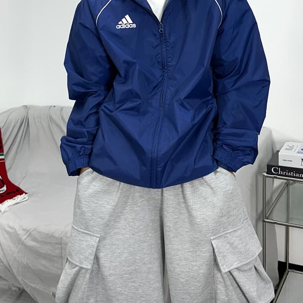 아디다스 00s 올드스쿨 바람막이 XL
