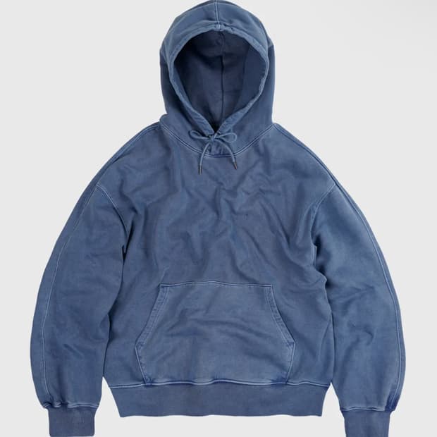 프리즘웍스 OG PIGMENT DYEING HOODY 002 _ BLUE