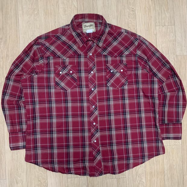 [2XL] 랭글러 웨스턴 셔츠
