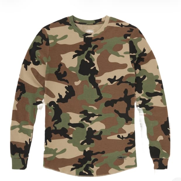 코르테이즈 써멀 카모 우드랜드 롱슬리브 corteiz