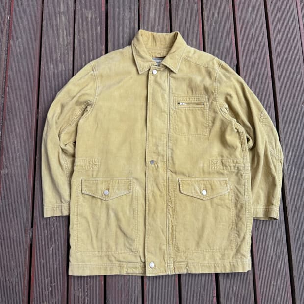 LLBean 옐로우 코듀로이 자켓