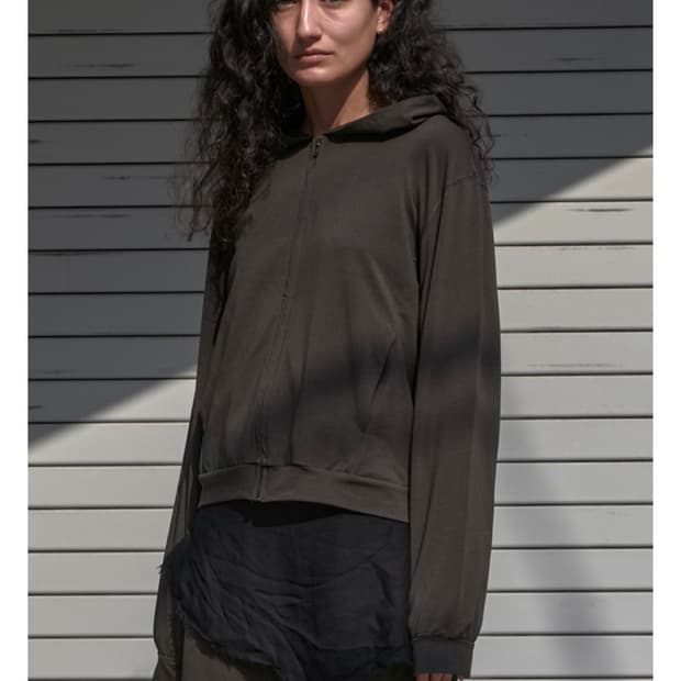 머듈 라운지 후드집업 올리브 3 