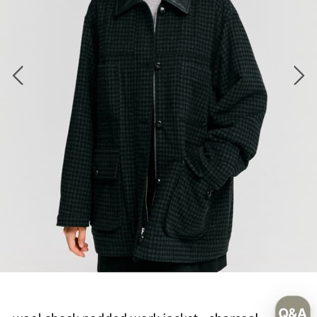 드파운드 체크 워크자켓