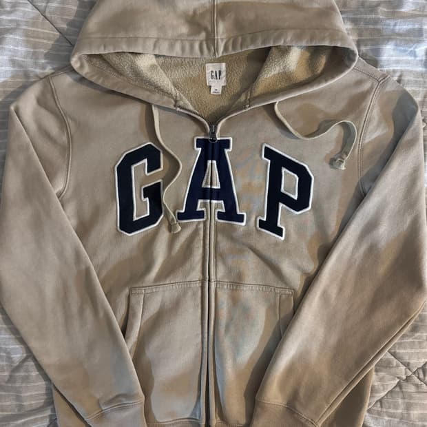 GAP 후드집업 연노랑