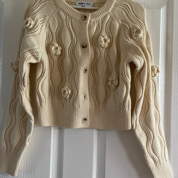 제너럴아이디어 플라워가디건