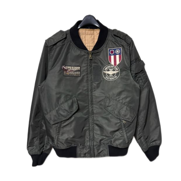 🪖지프 패치 카키 항공 점퍼🪖