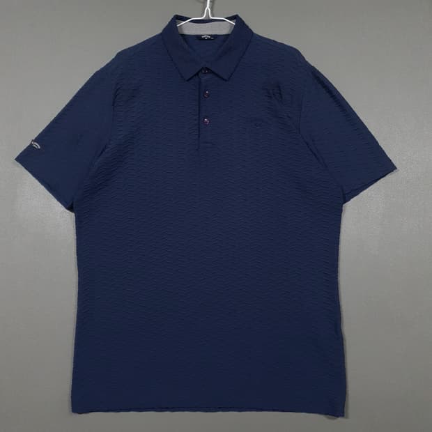 캘러웨이 골프 신형 21ss 엠보 입체 패턴 반팔 카라티 폴로 셔츠