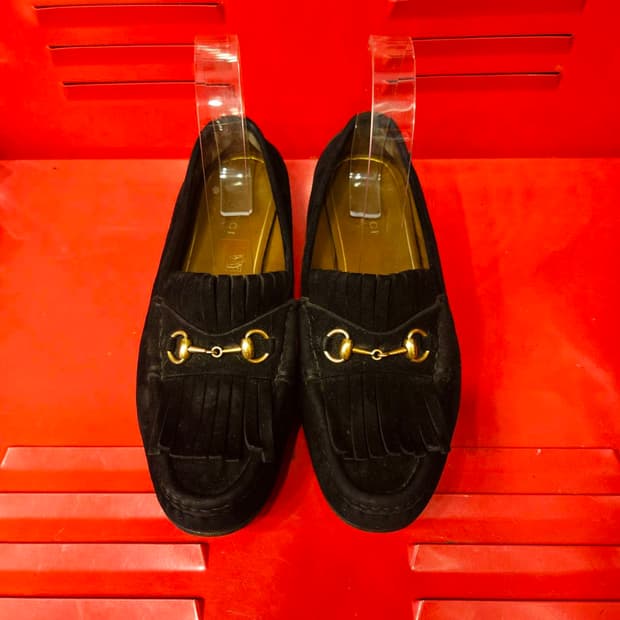 구찌(GUCCI) 홀스빗 스웨이드 로퍼(351305) 36.5