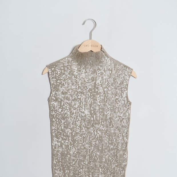 SPECHIO PLEASE Spangle Pleats Tops