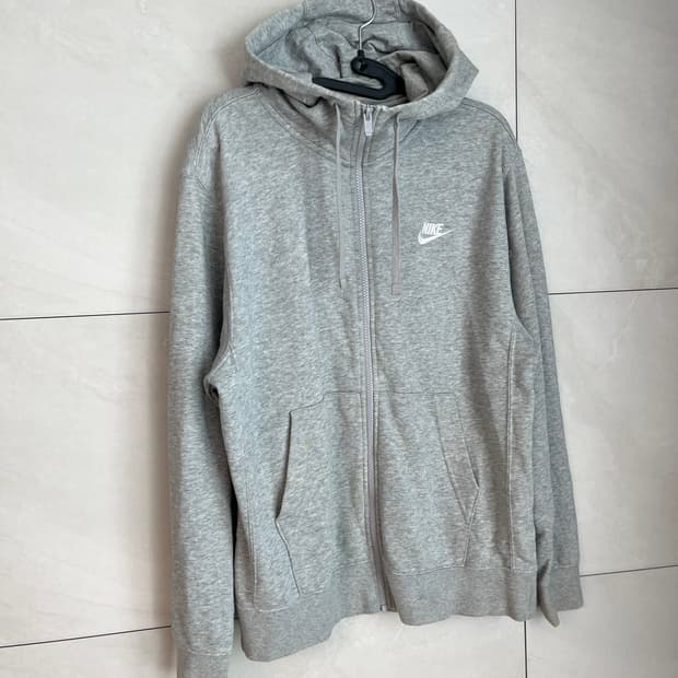 나이키 후드집업 그레이 (M)