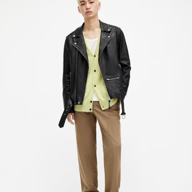 올세인츠 윅바이커 레더자켓