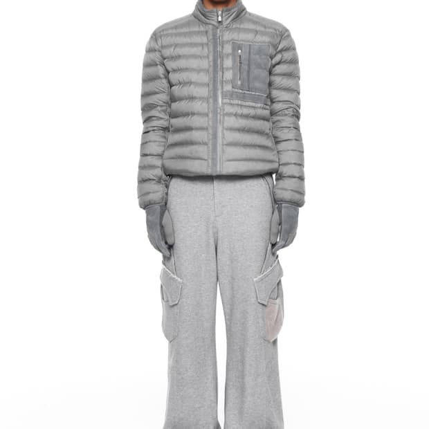 엑슬림 경량패딩 그레이 Xs