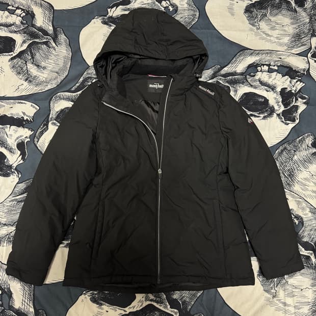 몽벨 여성 구스다운 고주파 패딩 95사이즈 