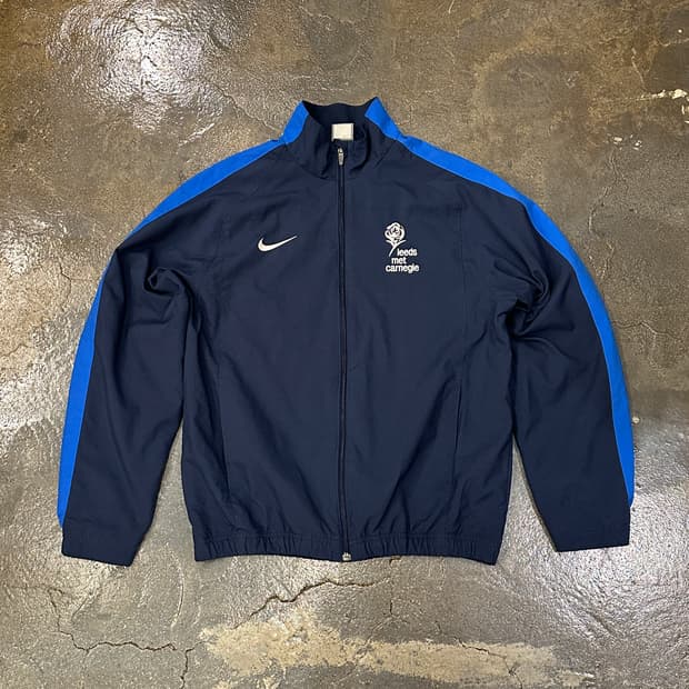 00s 나이키 풋볼 네이비 트랙 자켓 S