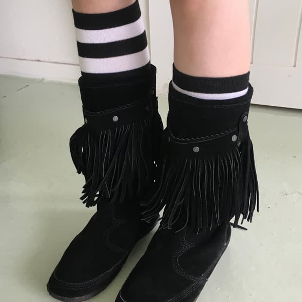 Diesel fringe boots 230