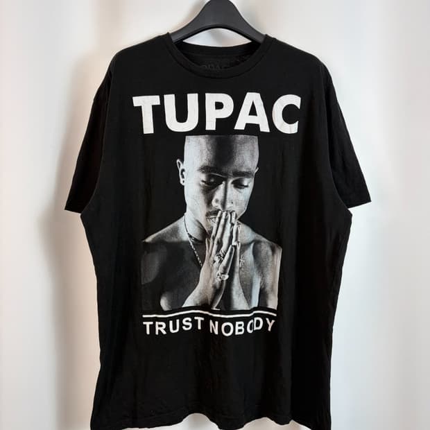 703) 투팍 2Pac 빈티지 그래픽 반팔티셔츠