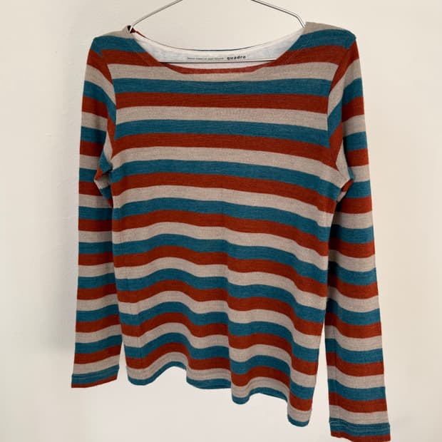 Quadro 스트라이프 니트