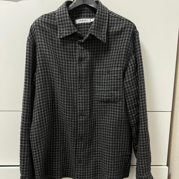 사파리스팟 체크 셔츠 