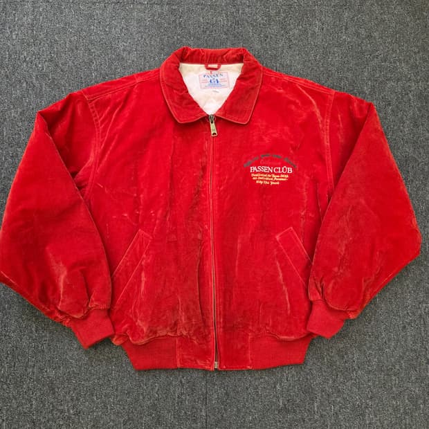 90's Passen 벨루어 자켓