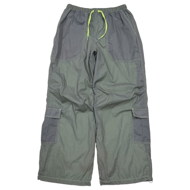 스컬프터 빈티지 스티치 카펜터 나일론 스트링 트랙팬츠 바지 L