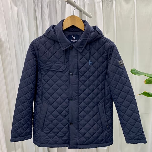 헤지스 키즈 퀼팅 후드 자켓 경량 패딩 1754