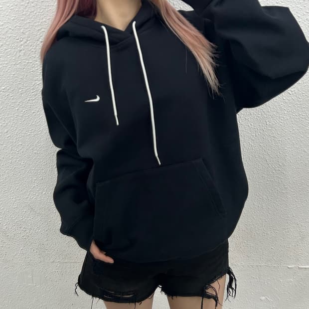 나이키 NRG 블랙 후드 L