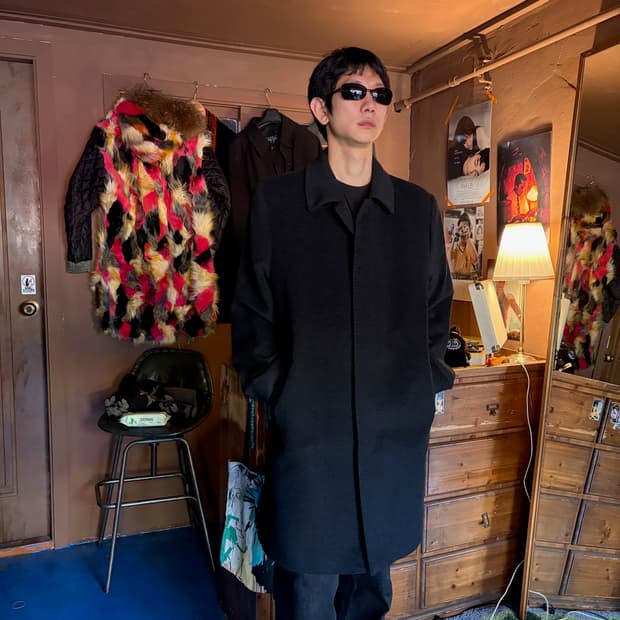 Brooks Brothers 베이비 캐시미어 100 싱글 코트