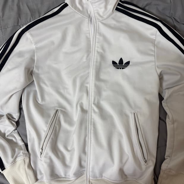 (S)아디다스 파이어버드 구파이어버드 져지집업 트랙탑 화이트