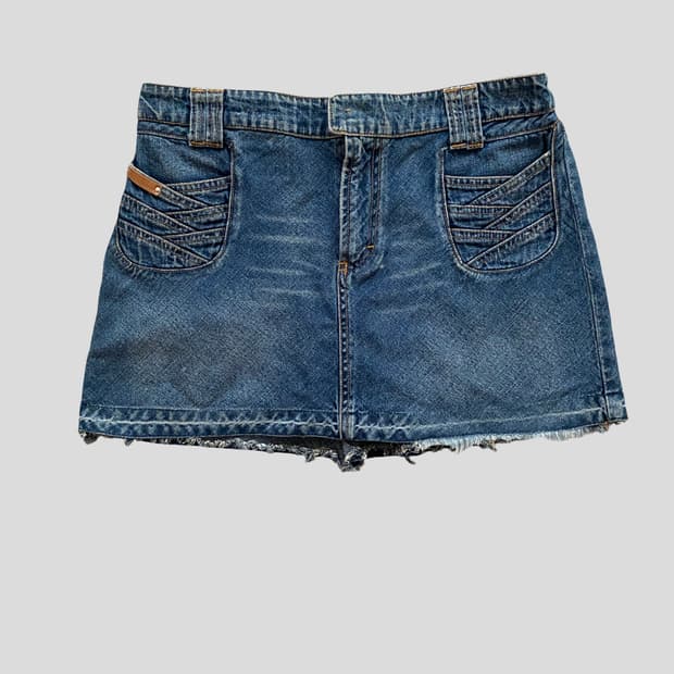[돌체앤가바나(D&G)] 정품 빈티지 데님 미니스커트 26