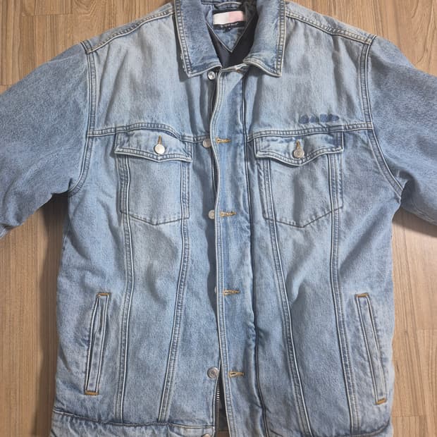 마틴 로즈 타미 진스 콜라보 데님패딩