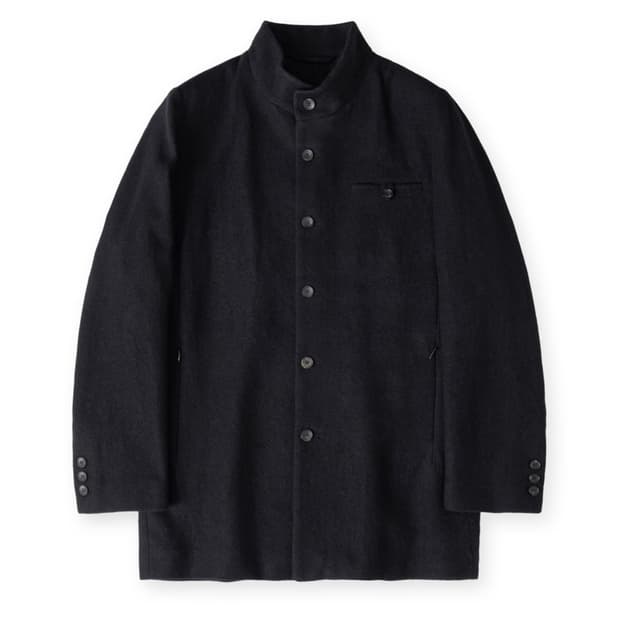 [구매] 해칭룸 stand collar coat black