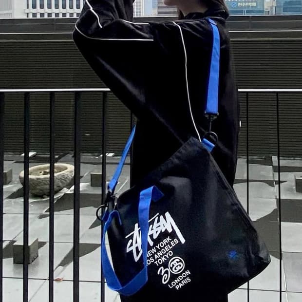 스투시 가방 투웨이 숄더백 겸용 크로스백 새상품 정품