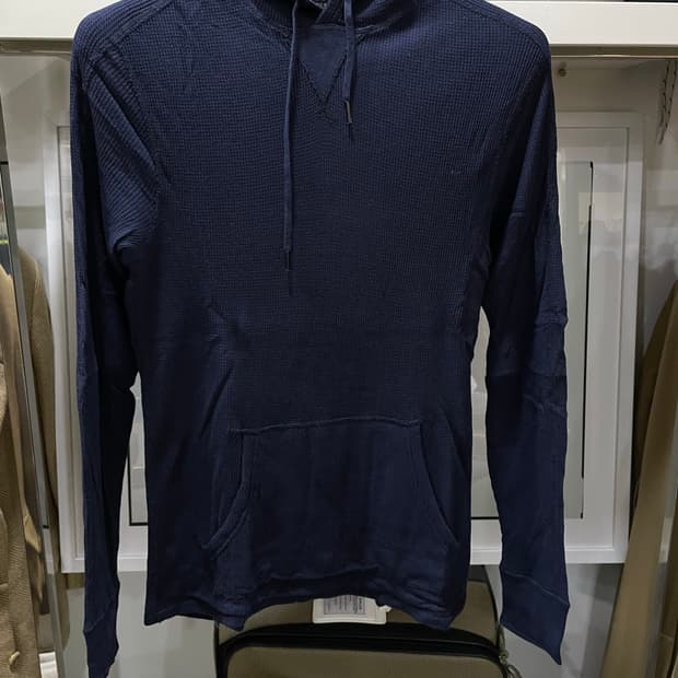 폴로랄프로렌/네이비 와플후드(M)