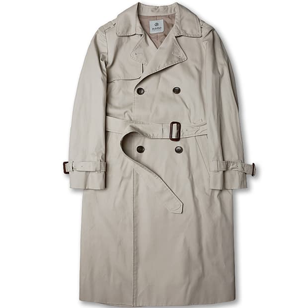 나노 유니버스 [Nano Universe] 라이트그레이 클래식 트렌치코트