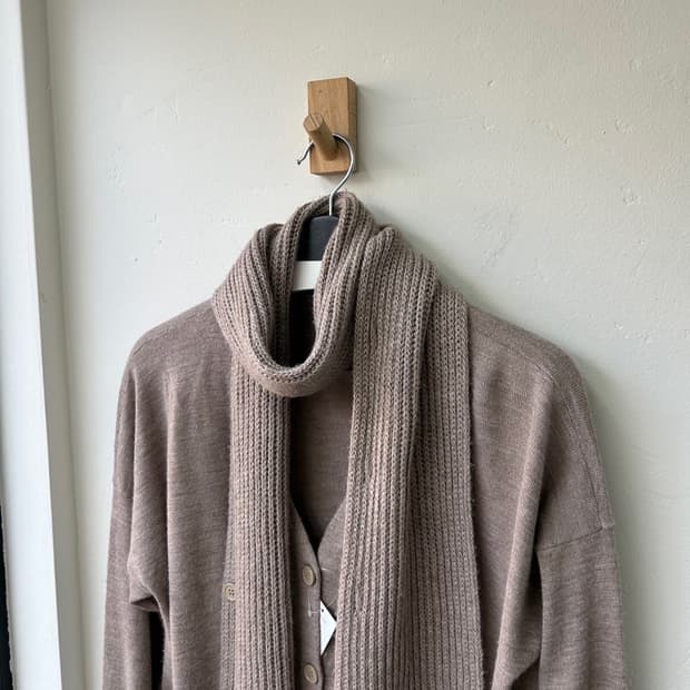 16187 - 마르지엘라 머플러 레이어드 가디건