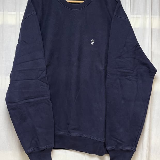 스투시 맨투맨 스웻셔츠 네이비 Stussy sweatshirts