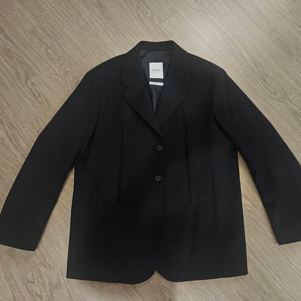 벨리에 퓨어 울 히든 블레이저 블랙 S