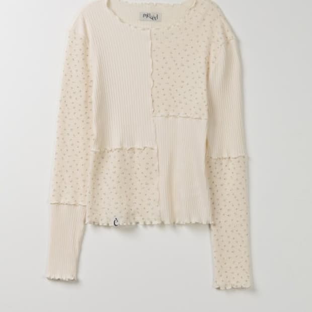 mused 패치웍 저지탑 아이보리