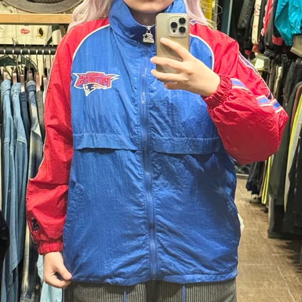 [HI] NFL 바람막이 레드블루