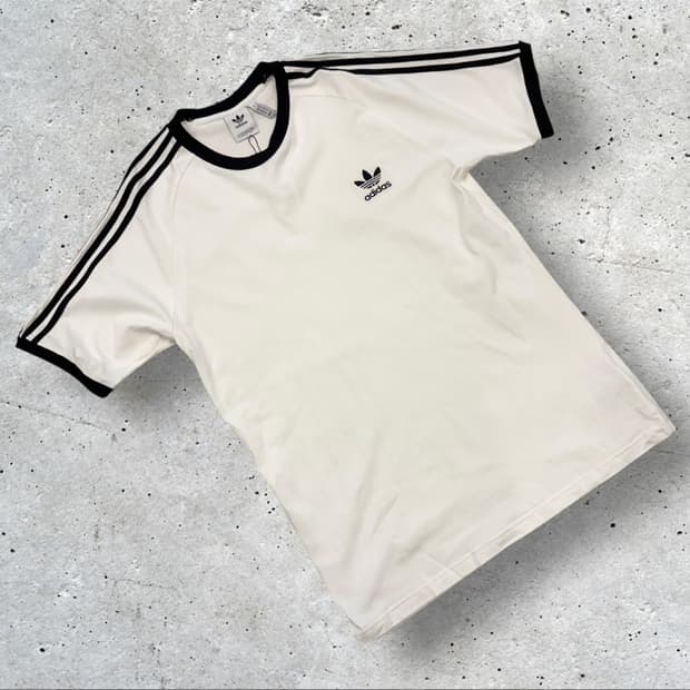 [XL] 아디다스 파이어버드 삼선 티셔츠 화이트 C741