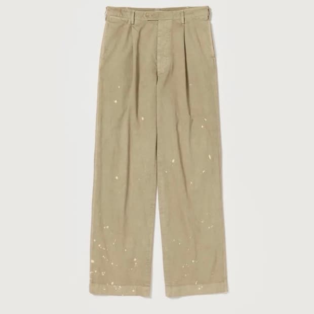 오라리 가먼트 원턱 치노 팬츠 판매합니다