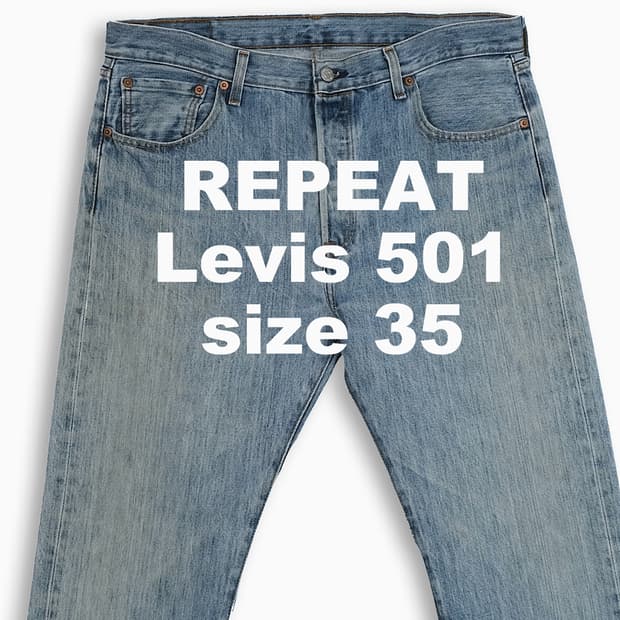 빈티지 리바이스 501 35 사이즈 LV50134424